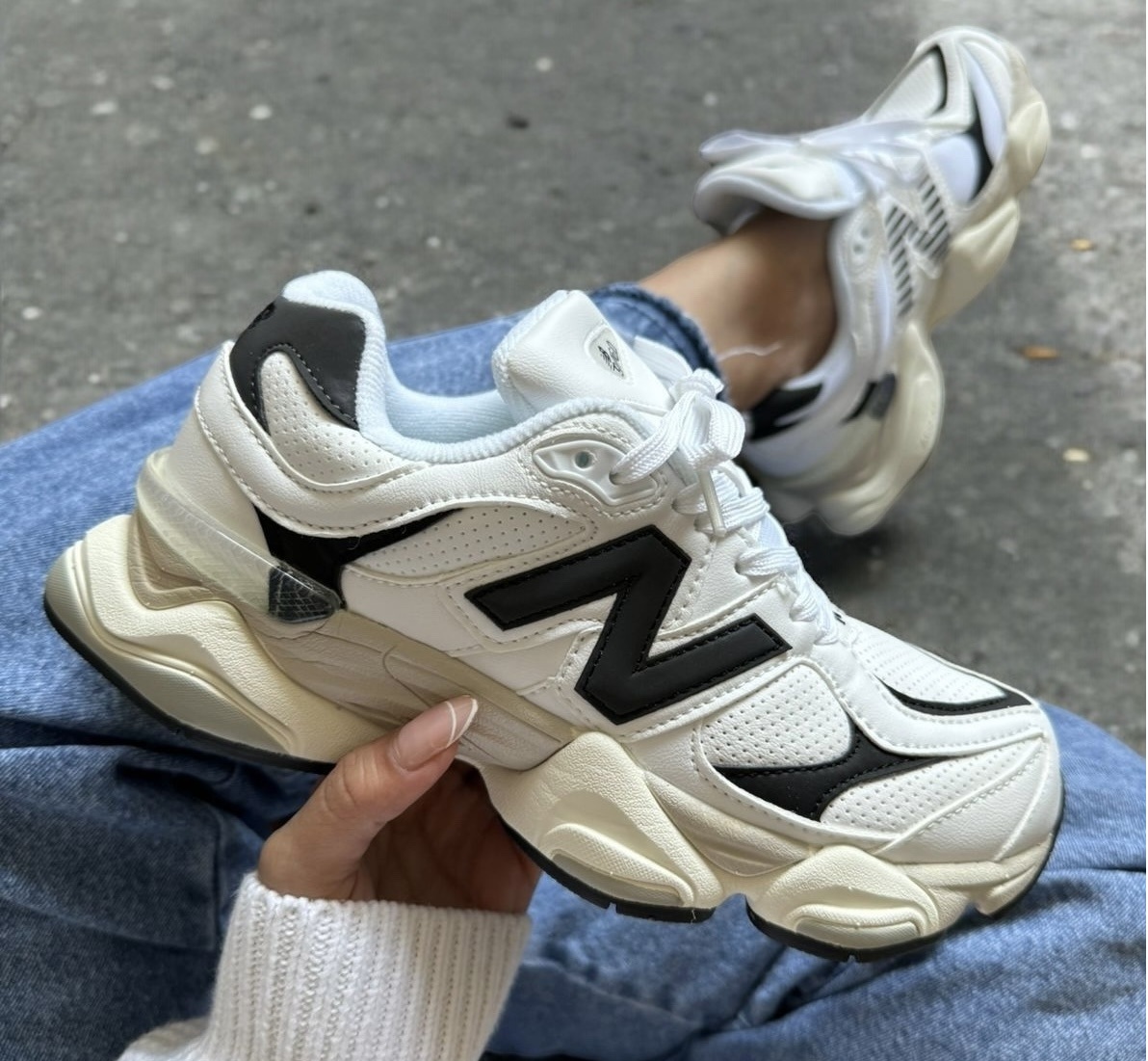 New Balance 9060 White Black