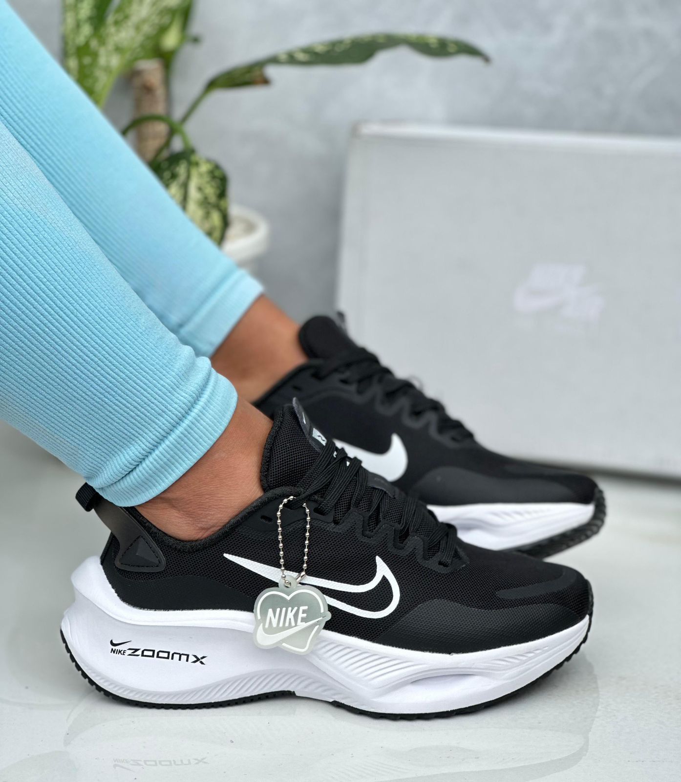 Nike Zoomx Heart Black and White